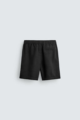 BERMUDA REGULAR FIT  ESTRUCTURA / Negro - Zara фото 8
