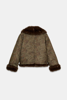 EMBROIDERED DOUBLE-FACED JACKET - Zara фото 8