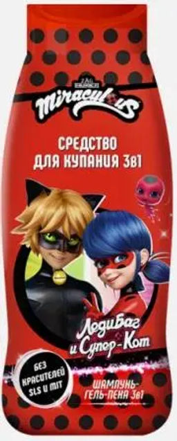 Miraculous Леди Баг и Супер Кот Средство для купания 3в1, 400мл.8 /95009/