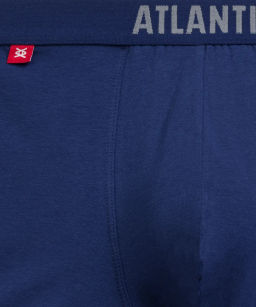 ATLANTIC 5SMH-004 Трусы шорты Solid - набор 5 шт. каберне + серый меланж + изумрудный + черный + темно-голубой  фото 9