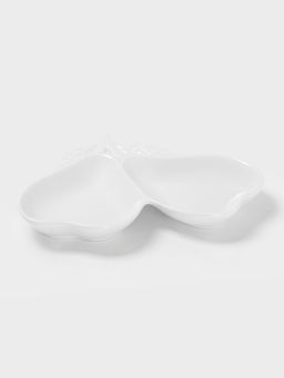 Менажница керамическая 2 ячейки «Груши», 25×19×3 см