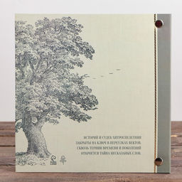 Родословная книга с рамкой под фото «Семейная», 21.5×23.7 см.