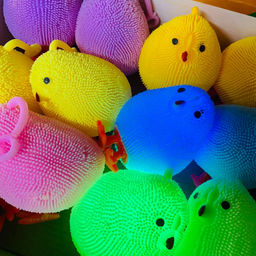 Мякиш антистресс My lovely Zoo Цыпленок цветной 12 шт. в уп - Storyland фото 3