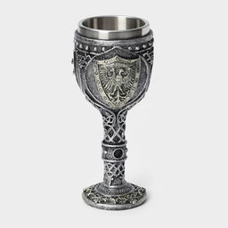 Бокал средневековый «Герб», 200 мл, нержавеющая сталь, серый