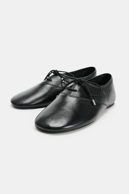 ZAPATO BLUCHER PIEL SOFT / Negro - Zara фото 2