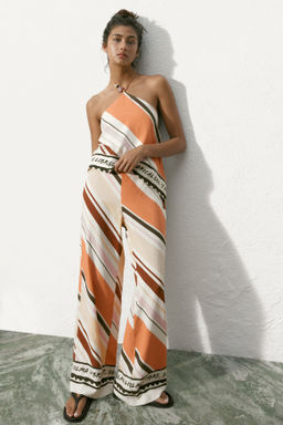 Top playero estampado con escote halter - H&m фото 7