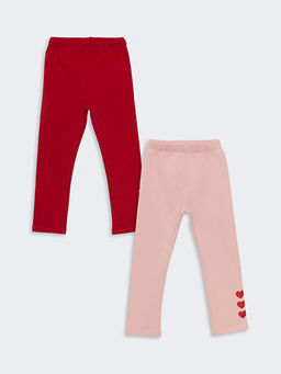 Beli Lastikli K?z ?ocuk Tayt 2li