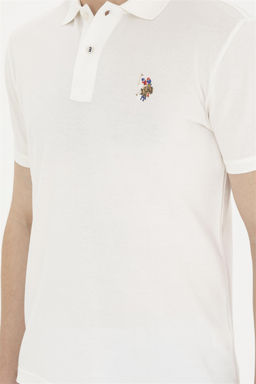 Мужская базовая футболка цвета экрю - U.s. polo assn фото 6