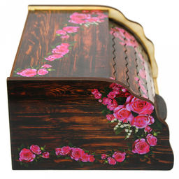 Хлебница деревянная Сакура 38х28х17см (Россия) - Домашняя мода фото 4