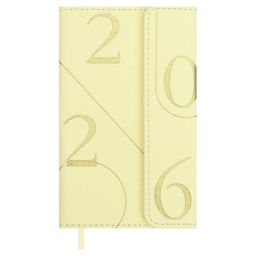 Еженедельник датированный 2026 ESCALADA, 95х155 мм, 64 л., арт. 70355/ 40 БЬЯНЧИНИ ЖЁЛТЫЙ