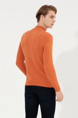 Мужской трикотажный свитер с воротником-стойкой и плиткой Неожиданная скидка в корзине - U.s. polo assn фото 5