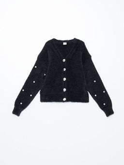 V Yaka K?z ?ocuk Triko H?rka