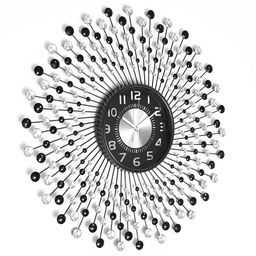 Часы настенные интерьерные «Аласса», серия: Ажур, бесшумные, плавный ход, d=68 см, циферблат d=22 см, от батарейки 1хАА