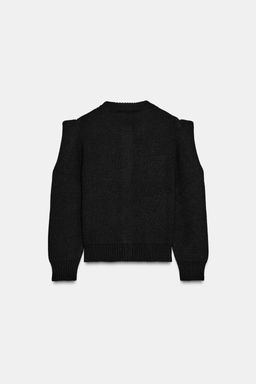 SHOULDER PAD KNIT CARDIGAN - Zara фото 7