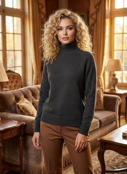 K13316 Джемпер (вязаный трикотаж) ТМ_СЕРЫЙ