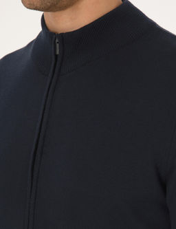 Lacivert Slim Fit Fermuarl_ Triko H_rka - Pierre cardin фото 7