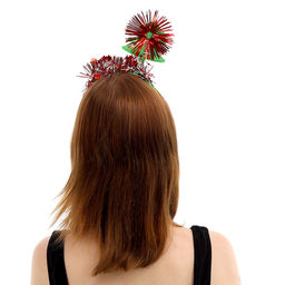 Цена за 2 шт. Ободок новогодний карнавальный «Ёлочка»