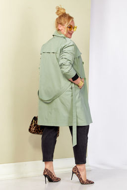 Плащ SHETTI 2187 фисташка