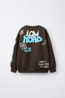 GRAFFITI LABEL SWEATSHIRT - Zara фото 6