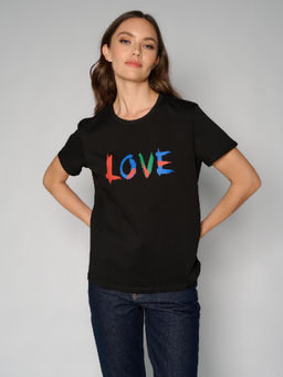 Футболка женская 12411-42025 black - Eleganzza фото 8