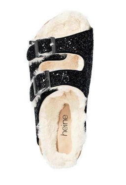 Шлепки, черные - Heine фото 4