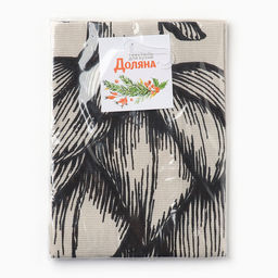 Цена за 2 шт. Полотенце кухонное Доляна Artichoke 35х60 см, 100% хлопок, 160г/м2  фото 10