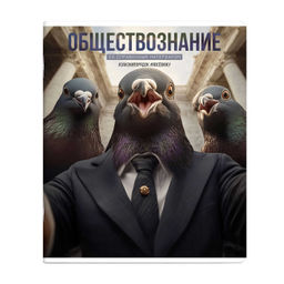Тетрадь предметная арт. 69848/ 16 СЕЛФИ ОБЩЕСТВОЗНАНИЕ /48 л., А5+, вн.блок - клетка, белый офсет,