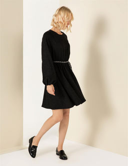 Siyah Dokuma Elbise - Pierre cardin фото 2