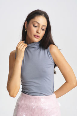 Топ-водолазка из вискозы Grey - Erist store фото 2