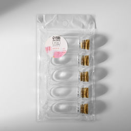 Цена за 3 шт. Баночки для хранения бисера, d=2.2×5 см, 5 шт.