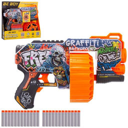 Бластер "BeBoy" с мягкими пулями (IT109772) в комплекте 24 патрона, в коробке 33*7,5*31см