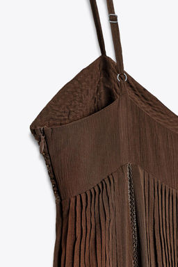 ZW COLLECTION STRAPPY DRESS - Zara фото 9