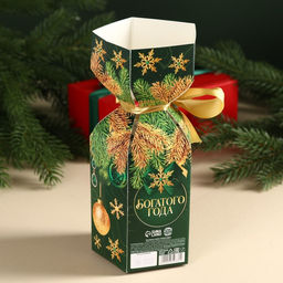 Чай чёрный С Новым годом с мятой, в коробке конфете. 100 г. - Фабрика счастья фото 4