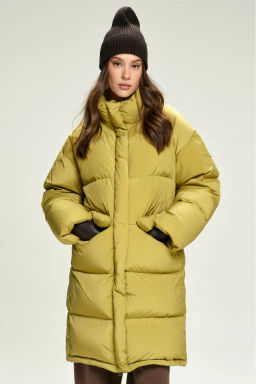Пуховик удлиненный Olive - Erist store фото 8