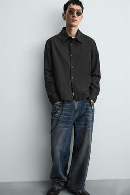 GEOMETRIC JACQUARD SHIRT - Zara фото 5