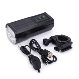 Фонарь передний COMIRON SOLAR LIGHT корпус: PC CARBON; свет: 1000lm; сигнал 130Дб, аккумулятор 4000 mAh подзарядка от солнца, Type-C. /уп20/80/ - Галеонтрейд фото 3