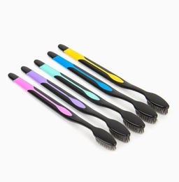 Зубные щетки средней жесткости 5шт.черные