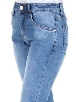 603 BLUE Джинсы зауженные женские AOTERSS - Фабричный китай фото 4