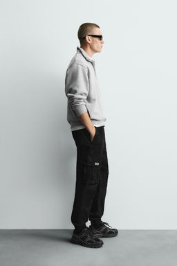 PANTAL?N CARGO SLIM FIT / Negro - Zara фото 4
