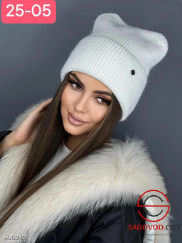 Шапка Ангора внутри подкладка флис. - Bruno фото 9