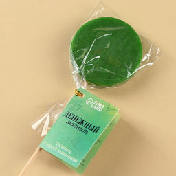 Леденец-хамелеон Денежный магнит с предсказанием, вкус: виноград, 25 г. - Simaland фото 5