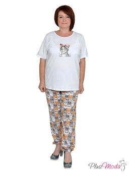 Футболка Модель №914 размеры 44-84 - Plusmoda фото 2