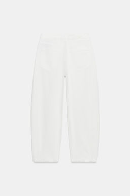 JEANS Z1975 BARREL TIRO ALTO / Blanco - Zara фото 7