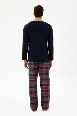 Мужской темно-синий пижамный комплект Неожиданная скидка в корзине - U.s. polo assn фото 4