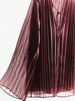 BLUSA PLISADA CON LAZO FRONTAL - H&m фото 5