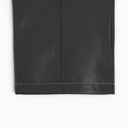 Брюки женские из экокожи MINAKU: Eco leather, цвет графит, размер 48