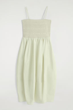VESTIDO MIDI FRUNCIDO