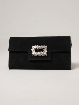 Клатч замшевый Deboro 31016 черный