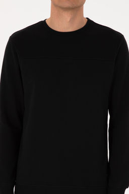 Erkek Bisiklet Yaka Regular Fit Siyah Sweatshirt - U.s. polo assn фото 6