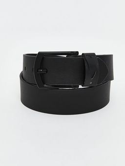 Deri G?r?n?ml? Erkek Kemer